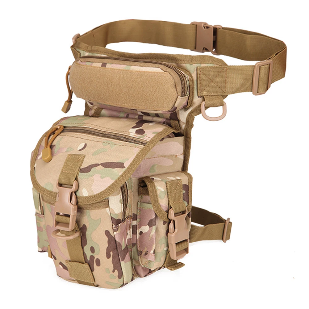 Tactică Militară Nailon Impermeabil borseta Barbati Multi-buzunare Talie Sac de Camuflaj de Călătorie Sac de Curea Talie Pack Camping Drumetii Picior Sac