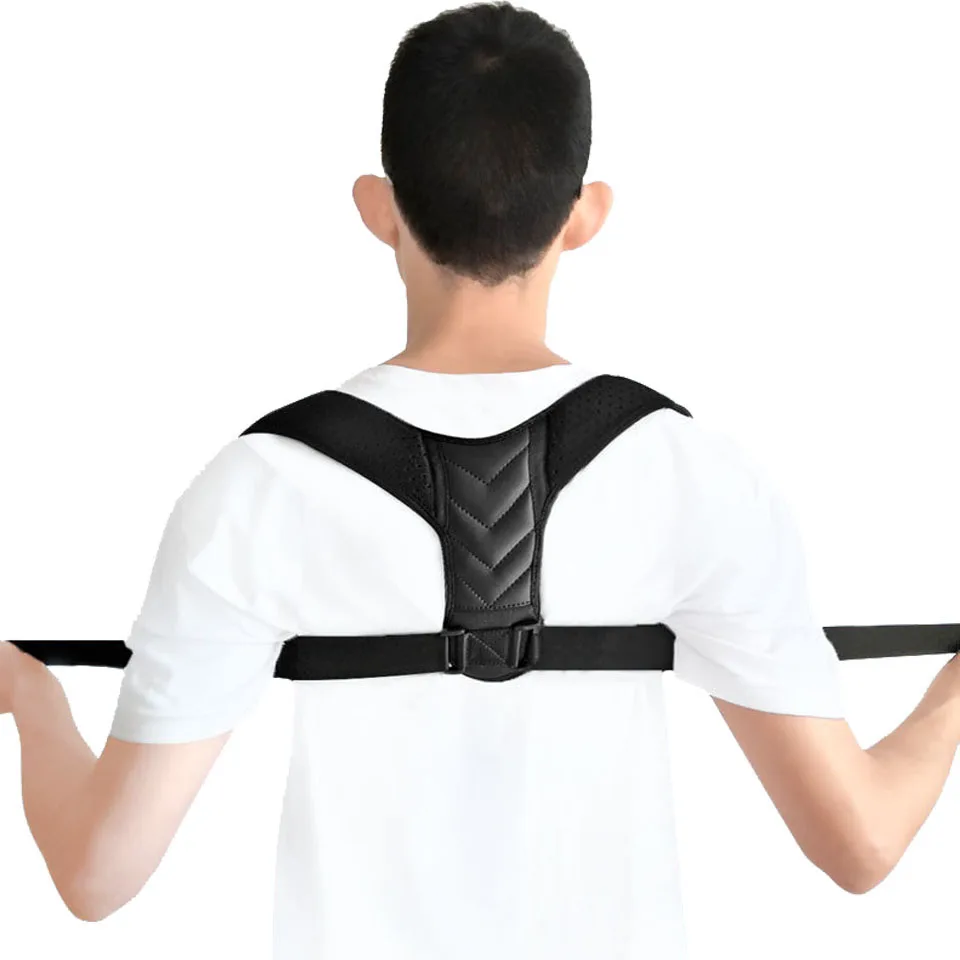 Bretele Sprijină Centura Spate Reglabil Corector De Postura Clavicula Coloanei Vertebrale Spate Umăr Lombara Cu Bretele Support Belt Corectarea Posturii