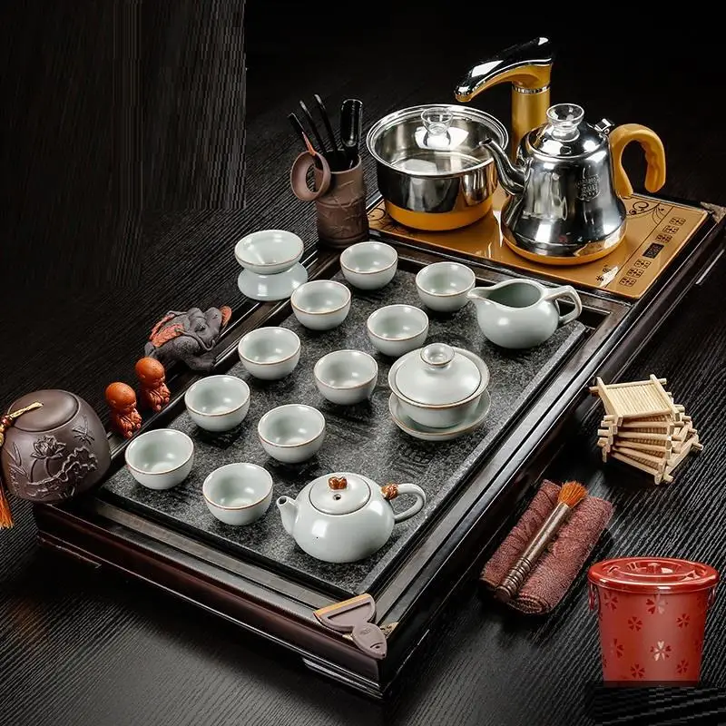 Akcesoria Face Kuchni Kung Fu Nunta Mutfak Theepot Kung Fu Acasă Decorare Accesorii Ceainic China Teaware Set De Ceai Chinezesc