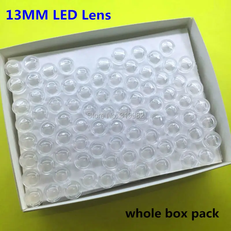406 buc cutie 15 30 45 60 90 100 Gradul de 13mm Mini LED PCB Obiectiv cu Unghi pentru Lampa LED Lentilelor Convexe 1W 3W 5W Putere Mare de Lentile