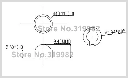 406 buc cutie 15 30 45 60 90 100 Gradul de 13mm Mini LED PCB Obiectiv cu Unghi pentru Lampa LED Lentilelor Convexe 1W 3W 5W Putere Mare de Lentile