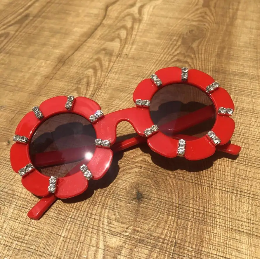 ZAOLIHU 2020 Design Nou ochelari de Soare pentru Copii 6 Culori de Cristal lucrate Manual pentru Copii Ochelari de Vară Unic Ochelari de Soare Bling Bling Ochelari