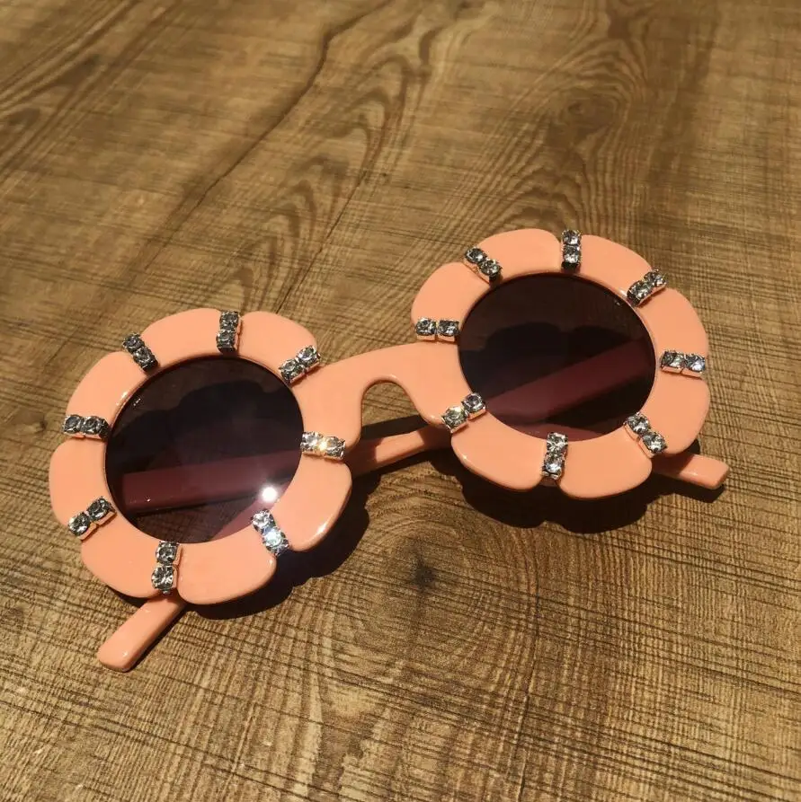 ZAOLIHU 2020 Design Nou ochelari de Soare pentru Copii 6 Culori de Cristal lucrate Manual pentru Copii Ochelari de Vară Unic Ochelari de Soare Bling Bling Ochelari