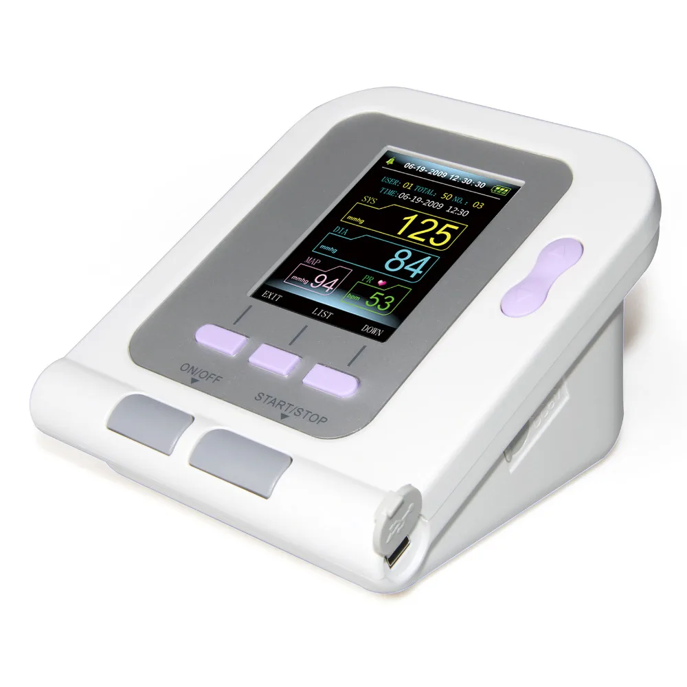 Veterinar Veterinar OLED digitală a Tensiunii Arteriale si Monitor de ritm Cardiac NIBP CONTEC08A-VET +3 mansete