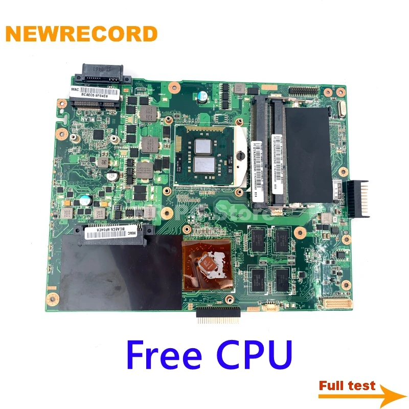 NEWRECORD pentru ASUS K52JT K52JR A52J X52J K52JC laptop placa de baza REV 2.3 O HM55 512M GPU onboard gratuit CPU placa de baza de test complet