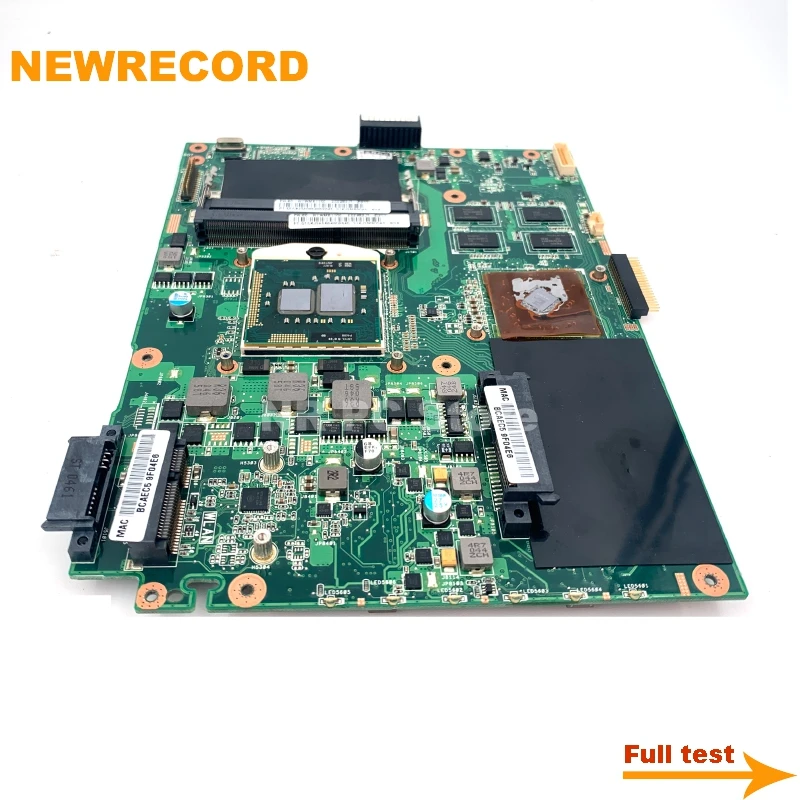 NEWRECORD pentru ASUS K52JT K52JR A52J X52J K52JC laptop placa de baza REV 2.3 O HM55 512M GPU onboard gratuit CPU placa de baza de test complet