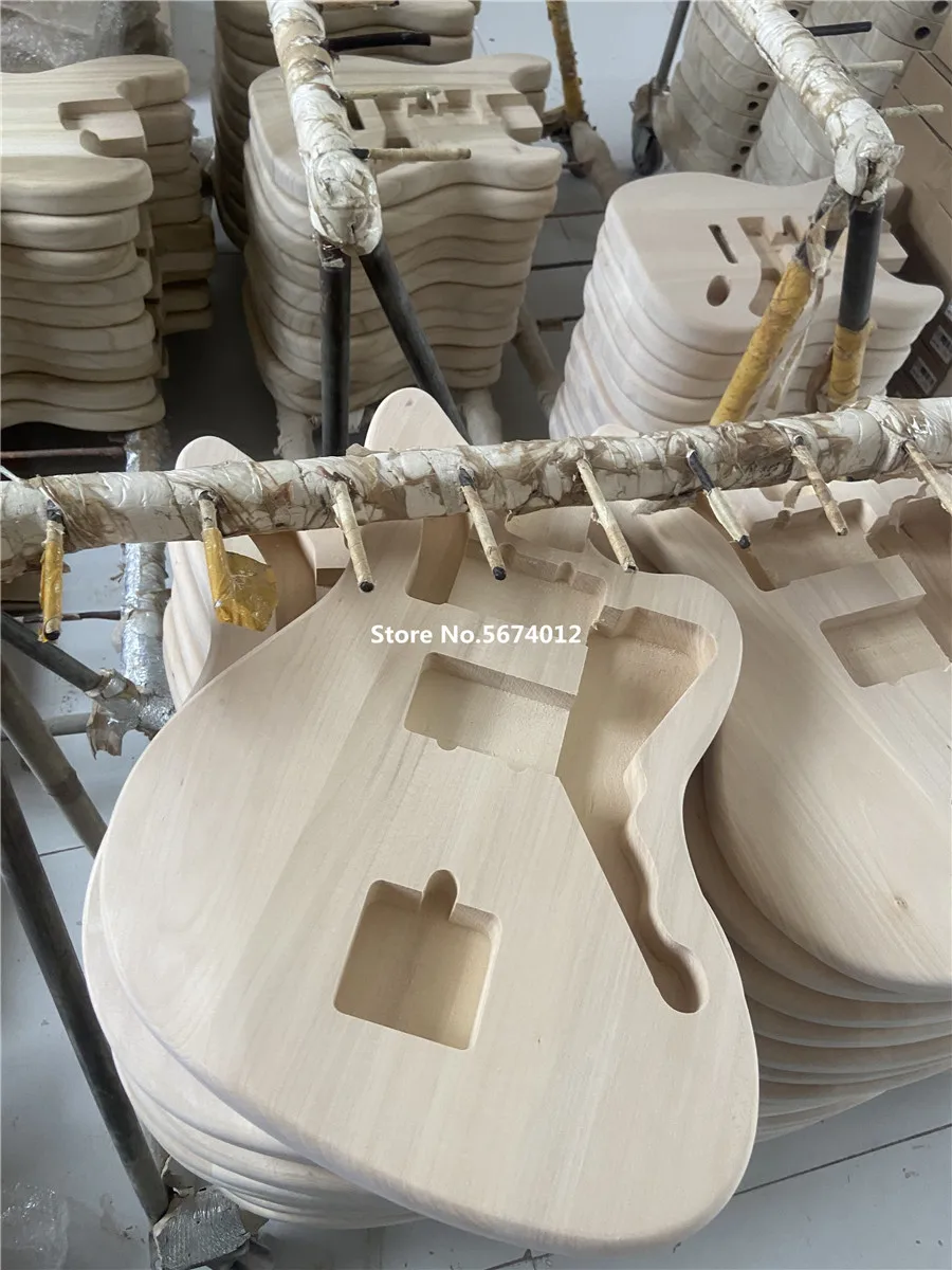 Fabrica direct tei busteni semi-finite chitara electrica corp DIY poate fi personalizat si modificat conform cerintelor
