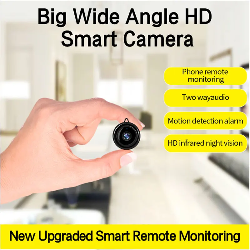 Mini Camera Wifi Smart Auto Cut-IR Viziune de Noapte HD Video Senzor de Mișcare Secret Micro camera IP P2P de Securitate Acasă de Supraveghere Webcam