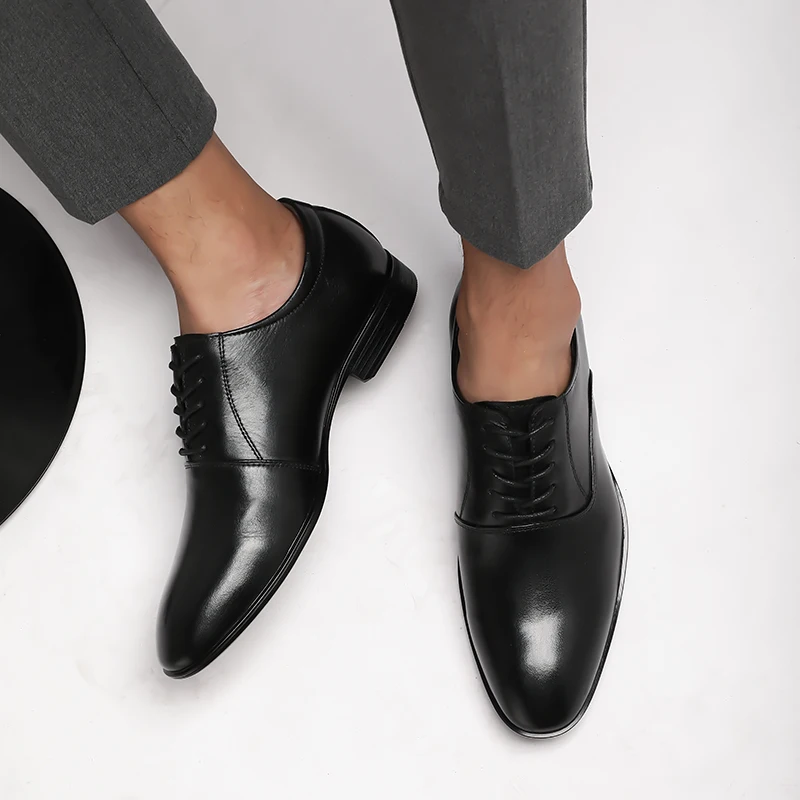 Brand de lux Clasic Om Subliniat Toe Pantofi de costum Barbati din Piele Negru Pantofi de Nunta pentru barbati Oxford Formale Pantofi de dimensiuni mari 50