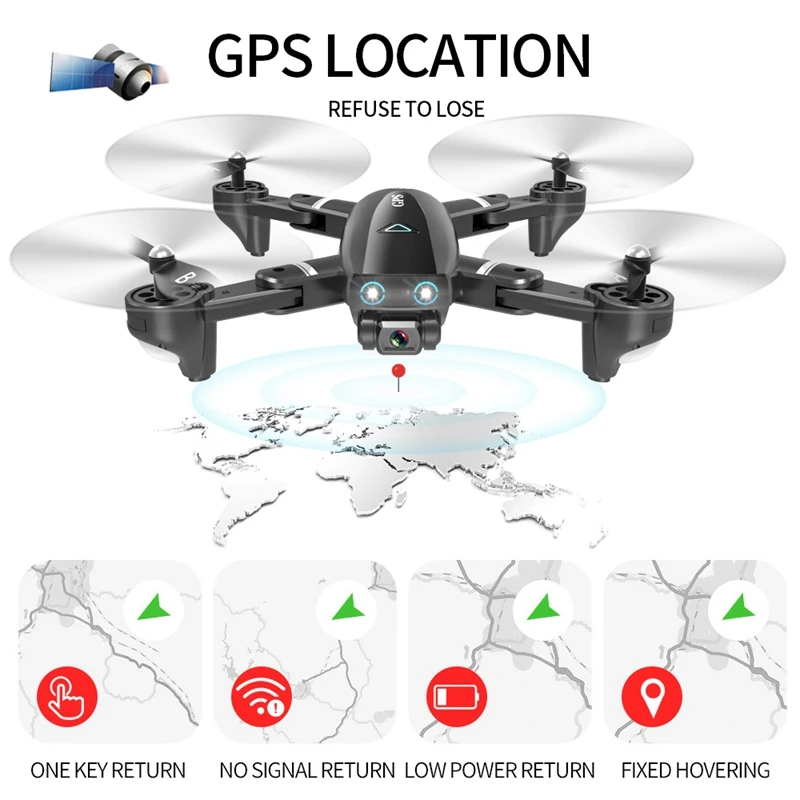 Drona 4K Profesionale Revenire Automată HD GPS Drone Camera 5G WiFi fpv Inaltime Modul Hold Dron RC Drone cu Camera foto de Jucarie