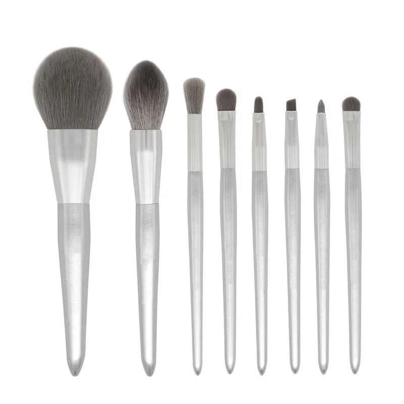 Pensule de machiaj, 12 BUC Make-up Set de Perii Mâner de Cristal Serie de Pensule Cosmetice Profesionale Fard de pleoape Perii kit pentru Blendin