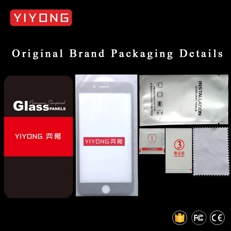 YIYONG 3D Margine Curbat din Sticla Pentru Samsung Galaxy S6 S7 Edge Plus Temperat Pahar Ecran Protector Pentru Samsung S7 Edge S 7 S 6 Sticlă