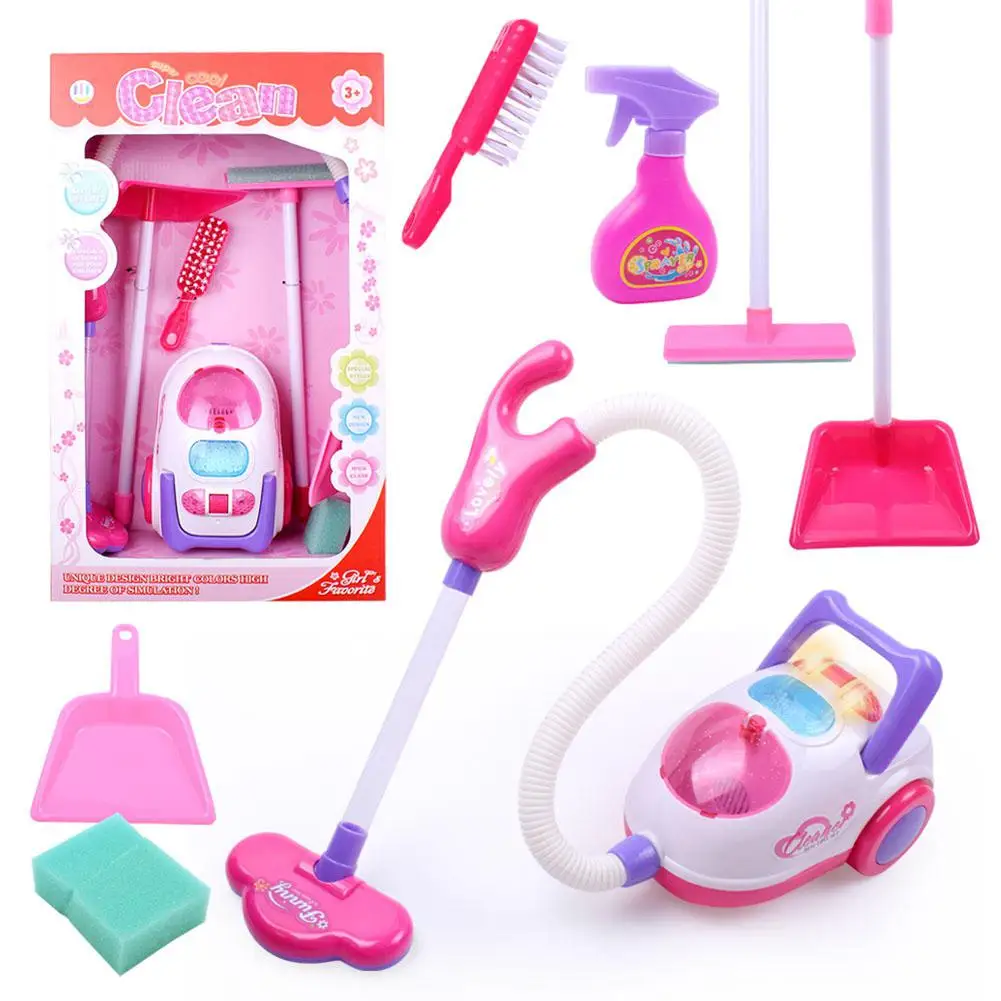 Hobbylane Firulescu Cadou pentru Copii de Curățare Instrument de Jucarie Aspirator Kit de Curățare Casă de Joacă Jucării