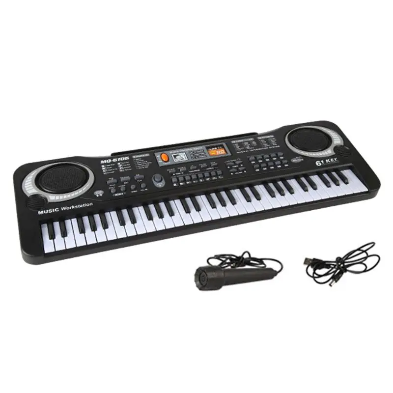 61 de Taste Orga Electronica Digitală Tastatură de Pian cu Microfon Copii Muzica Copii Jucărie