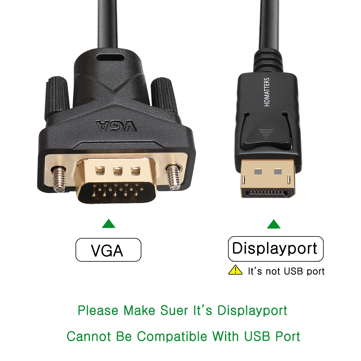 Displayport la VGA cablu 1.8 m DP la VGA adaptor convertor cablu DP male la VGA de sex masculin pentru HP Dell Asus lenovo PC laptop