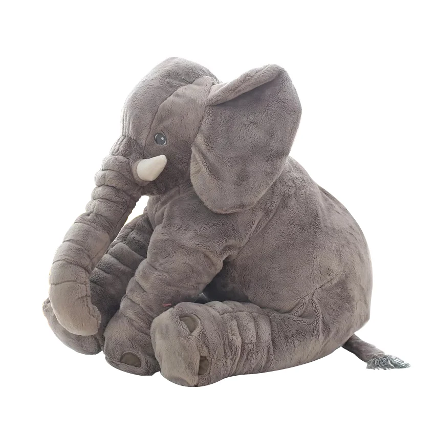 1 buc 60cm Moda Animal Copil Elefant de Pluș Papusa Elefant de Pluș Pernă de Pluș Jucărie pentru Copii de Copii de Pat Cameră de Decorare Jucării