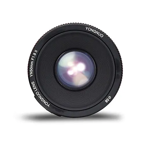 YONGNUO YN50mm F1.8 II F1.8 Deschidere Mare Efect Bokeh de Lentilă aparat de Fotografiat Auto-Focus Lens pentru Canon EOS 700D 750D 5D 600D DSLR