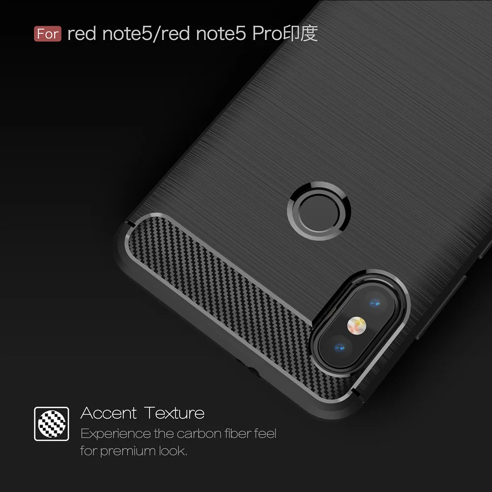Pentru Xiaomi Redmi Nota 5 La Șocuri Înapoi Caz Xaomi Xiomi Roșu Mi Nota 5 Pro Silicon Moale Bara De Protecție Note5 Periat Telefon Funda