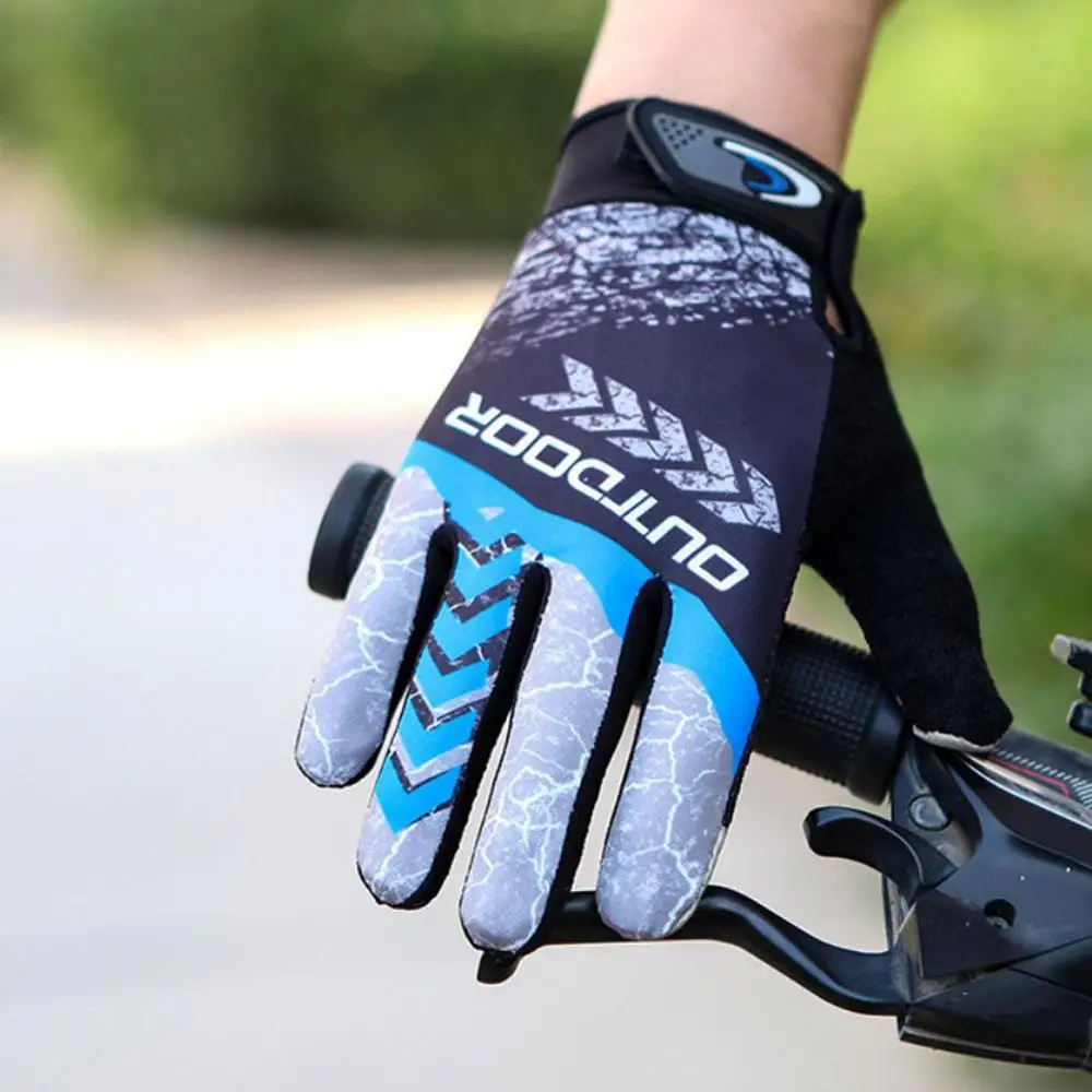 Bicicleta MTB Full Deget Mănuși Anti-alunecare rezistent la Uzura Respirabil de absorbție a șocurilor Mănuși în aer liber Motociclete Biciclete Echipamente