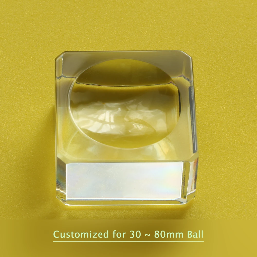 Sticla Display Stand pentru Lentile de Cristal Minge 30 40 50 60 70 80 mm Divinație Fotografie Lensball Baza Mare Sferă de Magie Glob Titular