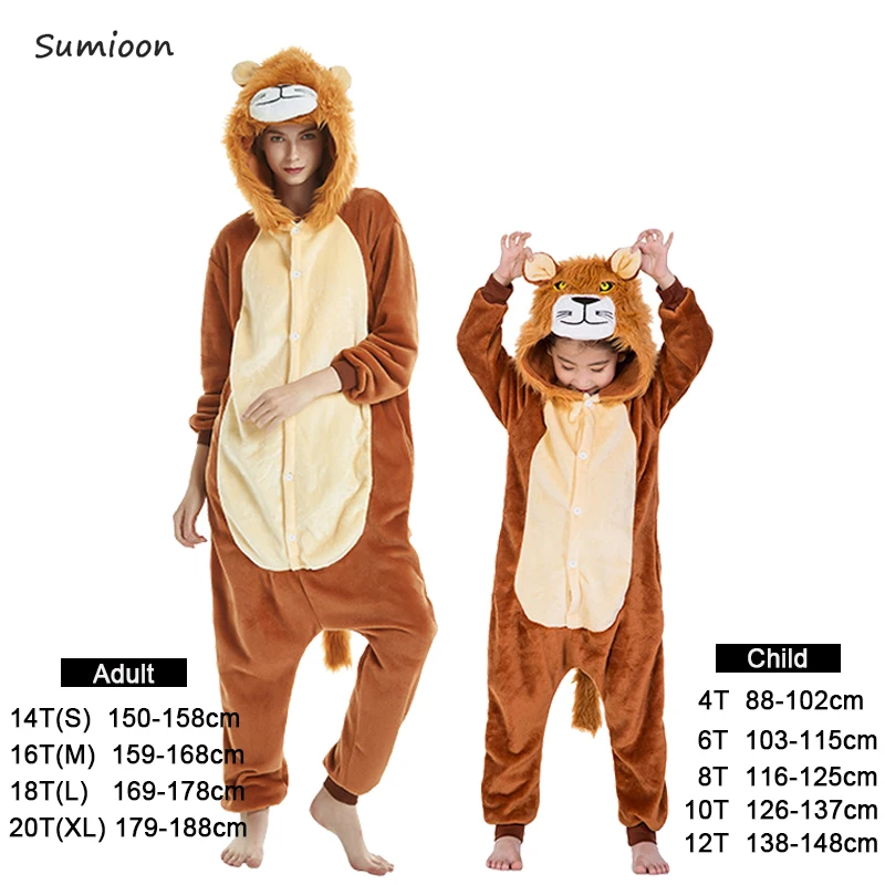 Kigurumi Trusou Copii Pijamas Unicorn Pijama pentru Baieti Fete Iarna Panda Animal Pijamale Femei, Pijamale pentru Adolescenti 4 6 8 10 Ani
