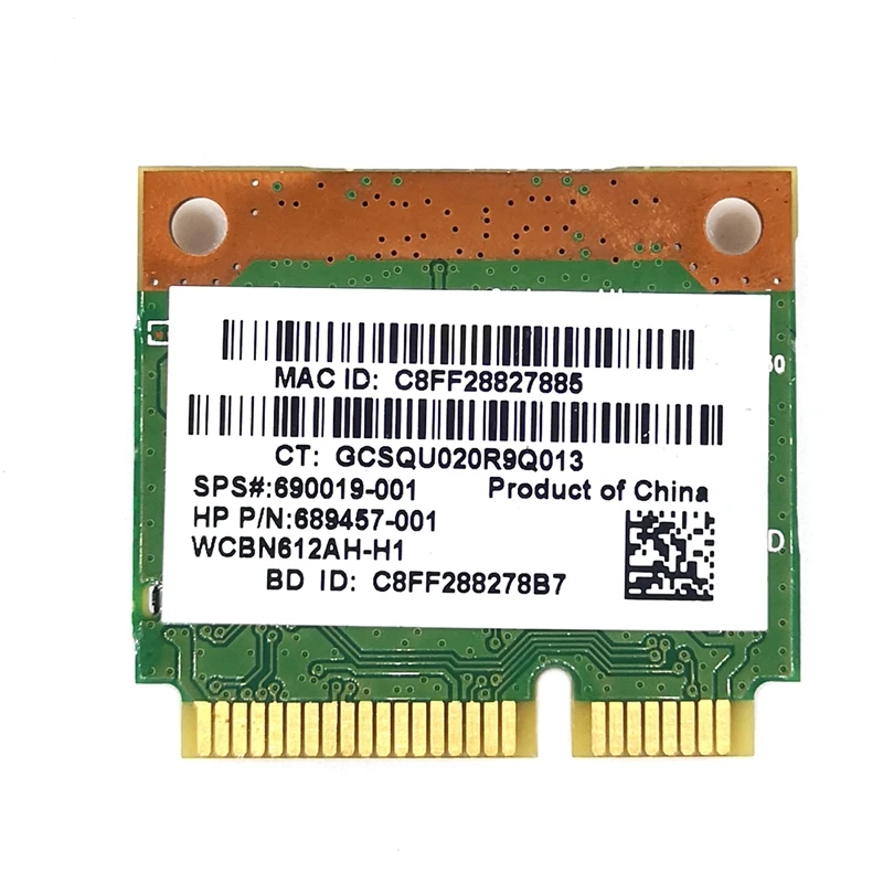 AR9565 placa WiFi QCWB335 Mini PCIE Bluetooth 4.0 150Mbps, 2.4 G pentru XP, Win7, Win8 Sistem Linux