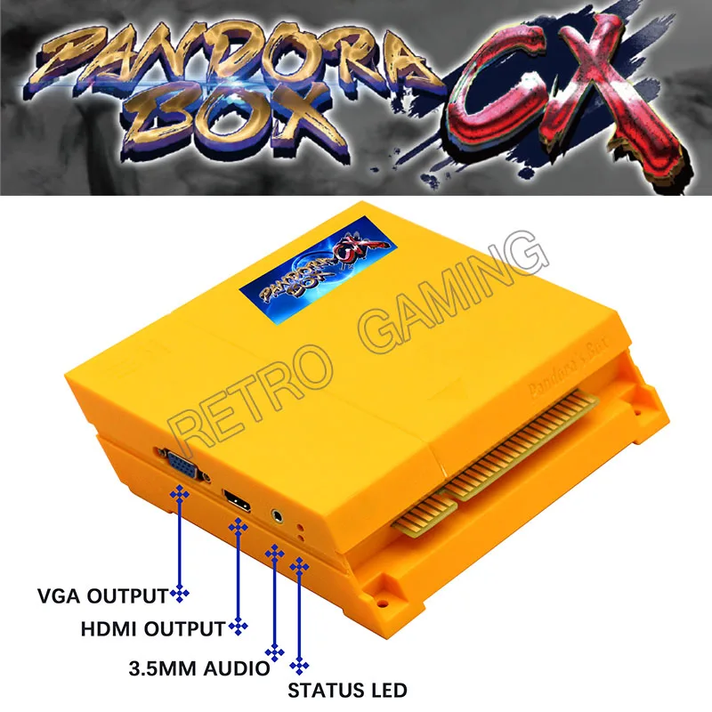 Record scor Pandora box CX 2800 in 1 placa de baza suport multine porturi de ieșire gamepad tipuri conecta la USB pentru a juca jocuri