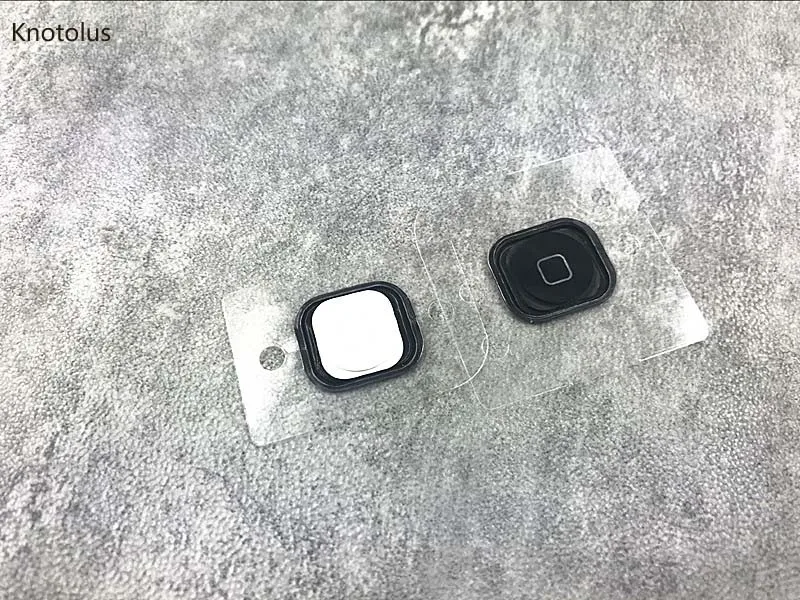 Knotolus noul negru sau alb buton home cheie garnitură de cauciuc adeziv pentru ipod touch a 5-gen 5g 32gb 64gb