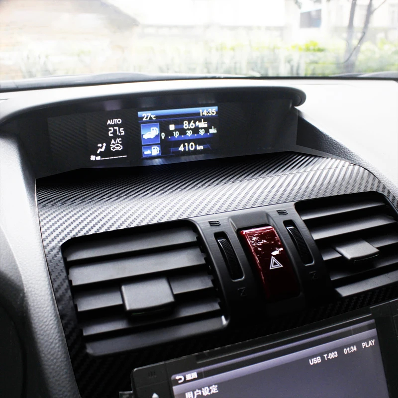Masina Tabloului Film Protector Consola centrala Tapiterie Interior Autocolant Pentru Subaru Forester 2013-2018 XV Accesorii de Interior