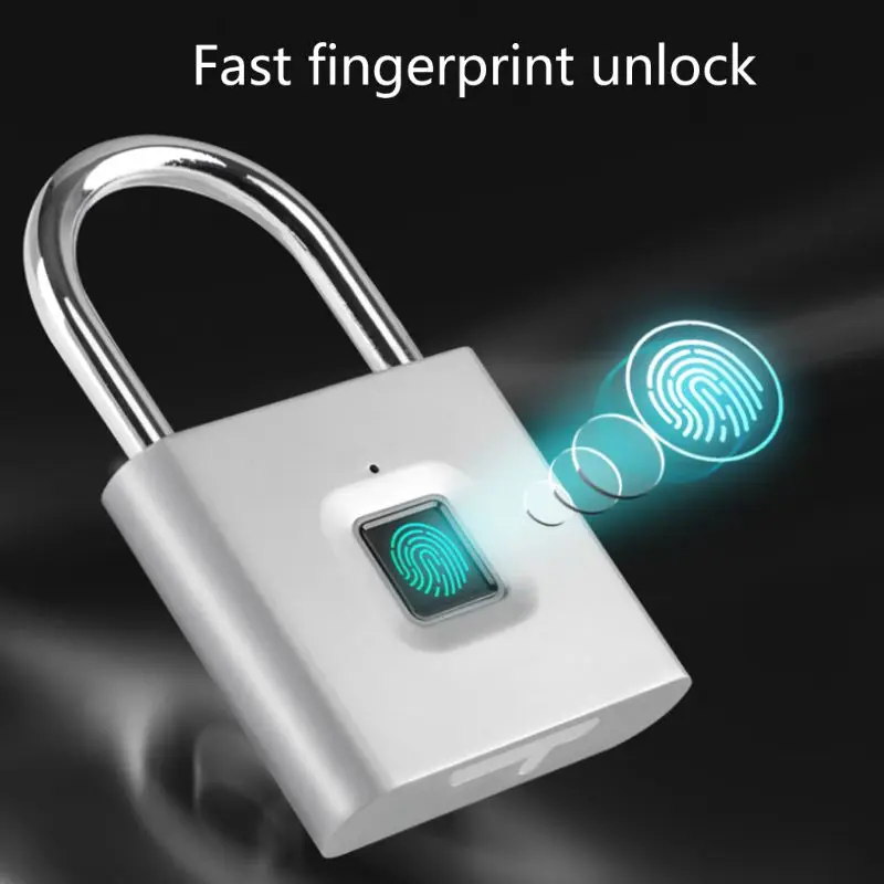 1 BUC Amprenta sistemului de acces fără cheie de Blocare Ușă Inteligent Biometrice Electronice Lacat Anti-furt