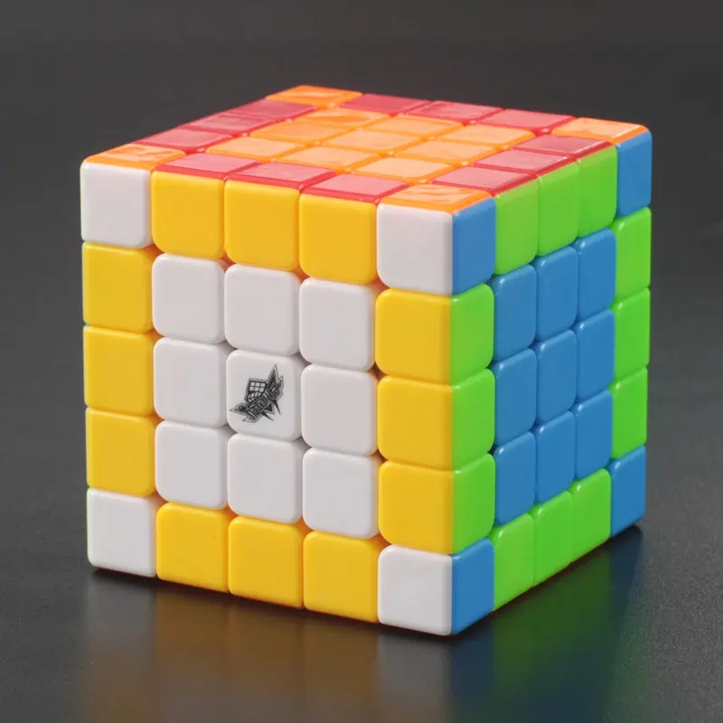 Brand Ciclon Băieți 5x5x5 Cub Magic Stickerless/Negru Provocare Profesională 5x5 Viteza Cube Joc de Puzzle pentru Copil cadou Jucarii