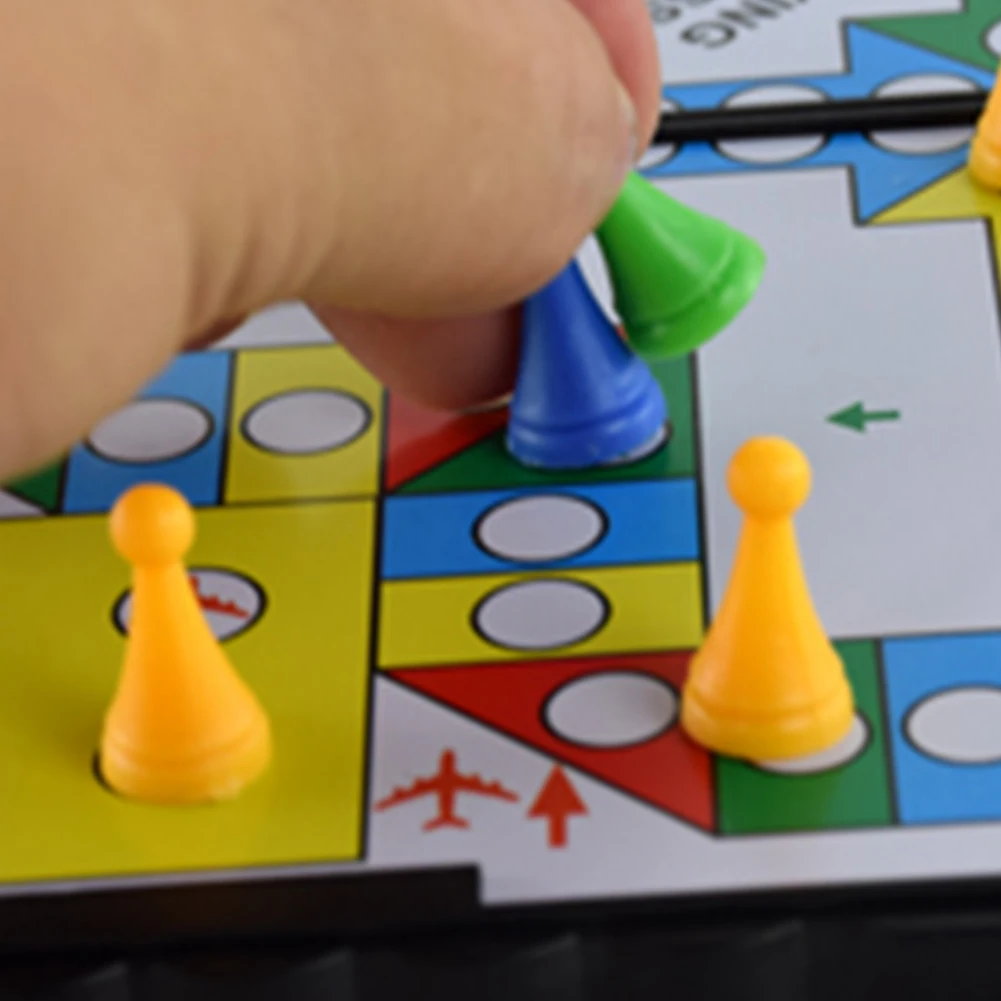 Pliabil Zbor Șah Joc Jucărie Jucării Educative Magnetic de absorbție Avion Jocuri de Șah Magnetic Battle Ludo