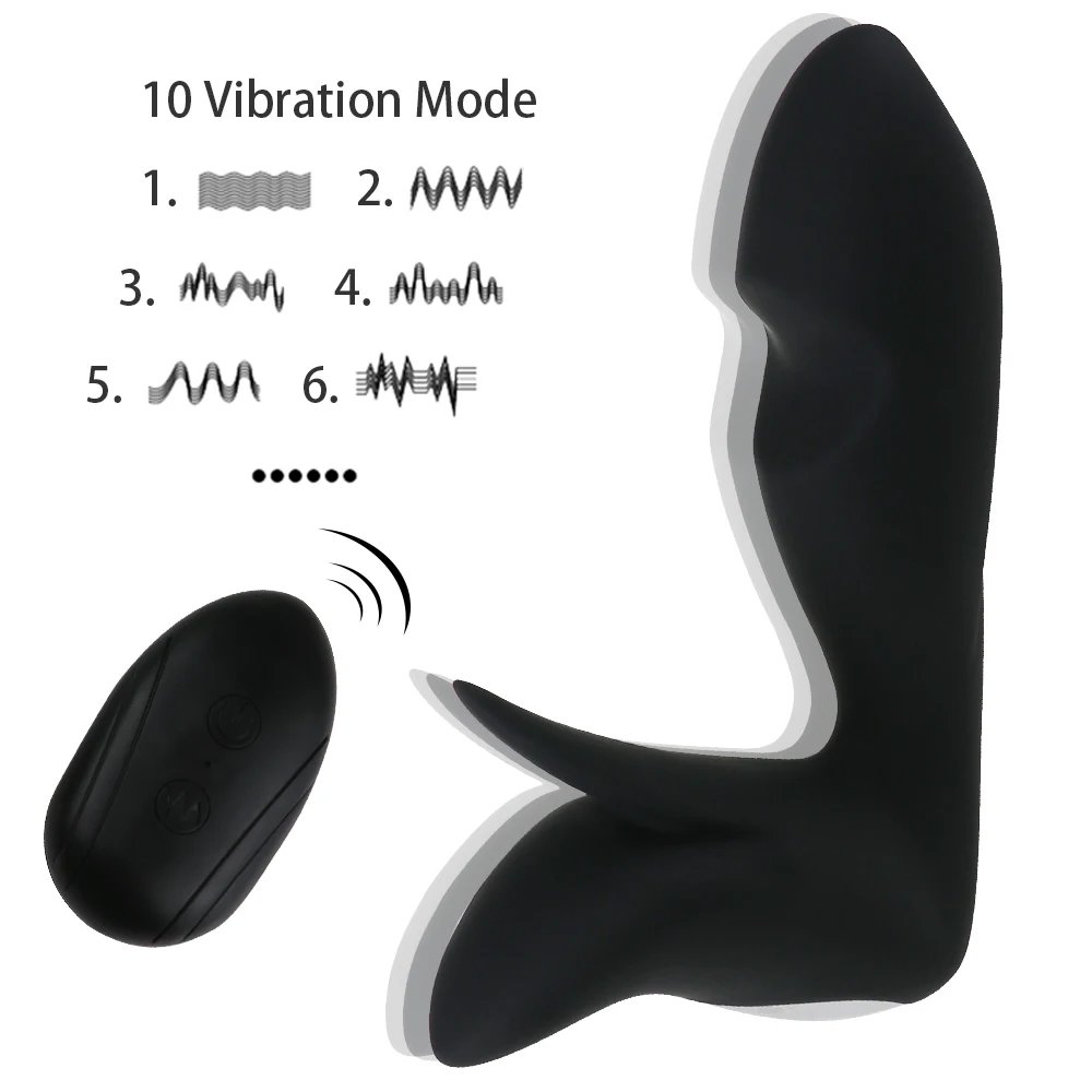 Anal Plug Vibrator Wireless de Control de la Distanță De 10 Moduri de Dop de Fund sex Masculin, Prostata pentru Masaj Adult Jucarii Sexuale pentru Barbati Masturbator