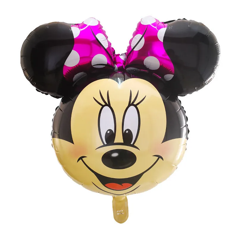 50pcs Mickey Minnie Cap Folie cu Heliu Balon Gonflabil Air Ballon Copil de Dus Ziua de naștere Petrecere de Nunta Consumabile Copil Jucării Globos