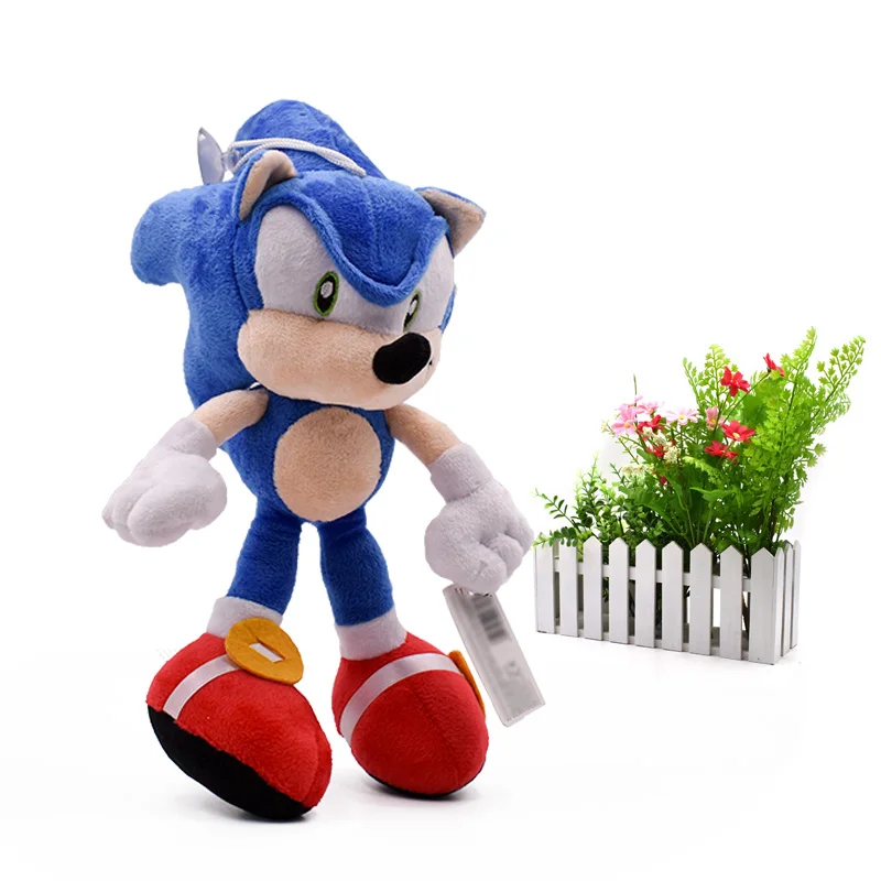 20 buc/lot Sonic Papusa Moale Albastru Sonic Desene animate Animal Umplute, Jucării de Pluș, Păpuși Figura de Halloween, Cadou de Crăciun Pentru Copii