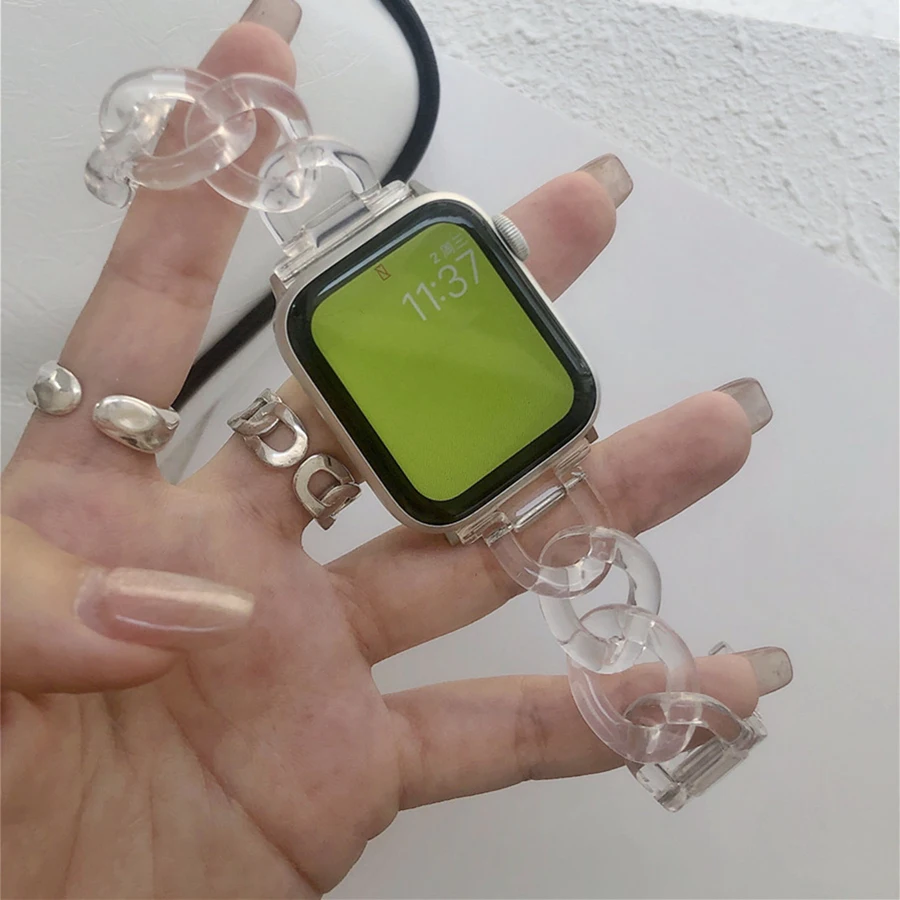 Moda de Lux Brățară pentru Apple Watch Seria 6 5 4 3 2 1 SE Watchband pentru Iwatch 38 40 42 44MM Femei Trupa Accesorii