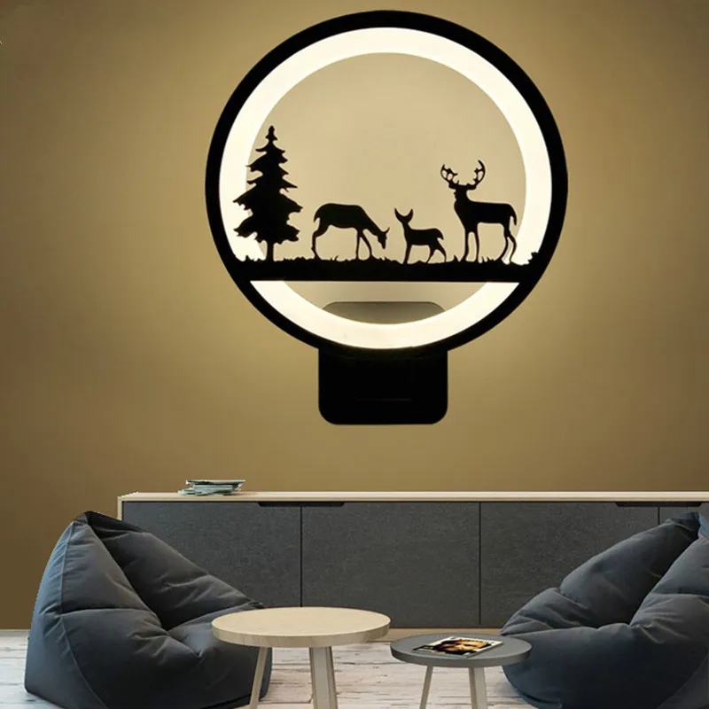 Lampa de perete cu LED Tranșee de Perete Lumini Acril Art Creative Pentru Dormitor, sufragerie, Coridor Decor Acasă wandlamp Corpuri de iluminat