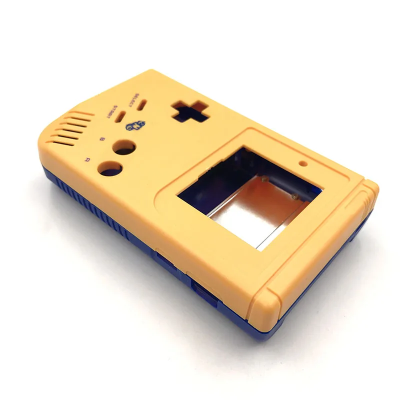 Galben și albastru Jocul Caz de Înlocuire carcasa de Plastic Acoperire pentru Nintendo GB pentru Gameboy Classic Consola Caz locuințe