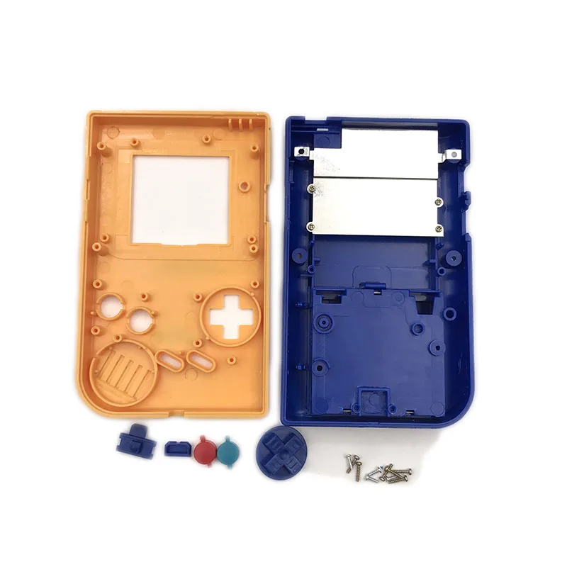 Galben și albastru Jocul Caz de Înlocuire carcasa de Plastic Acoperire pentru Nintendo GB pentru Gameboy Classic Consola Caz locuințe