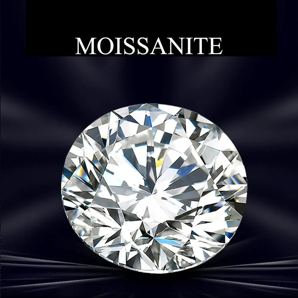Szjinao Reale Liber de Piatră prețioasă Moissanite Diamant 10ct D 14MM Culoare VVS1 Rotund Bijuterie de Piatra Laborator Pentru Bratara Cu Certificat Nou