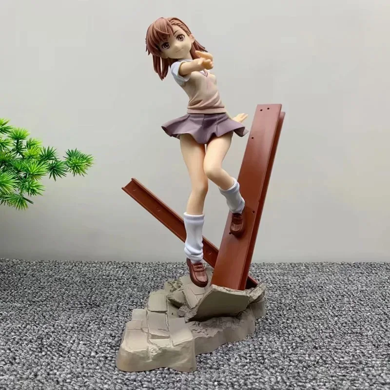 16cm Anime Pentru a Aru Kagaku Nu Railgun Misaka Mikoto figurina PVC Bunny Fata Uniforme Modelul de Colectare DollsToys pentru Băiat Cadouri