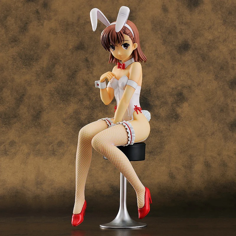 16cm Anime Pentru a Aru Kagaku Nu Railgun Misaka Mikoto figurina PVC Bunny Fata Uniforme Modelul de Colectare DollsToys pentru Băiat Cadouri