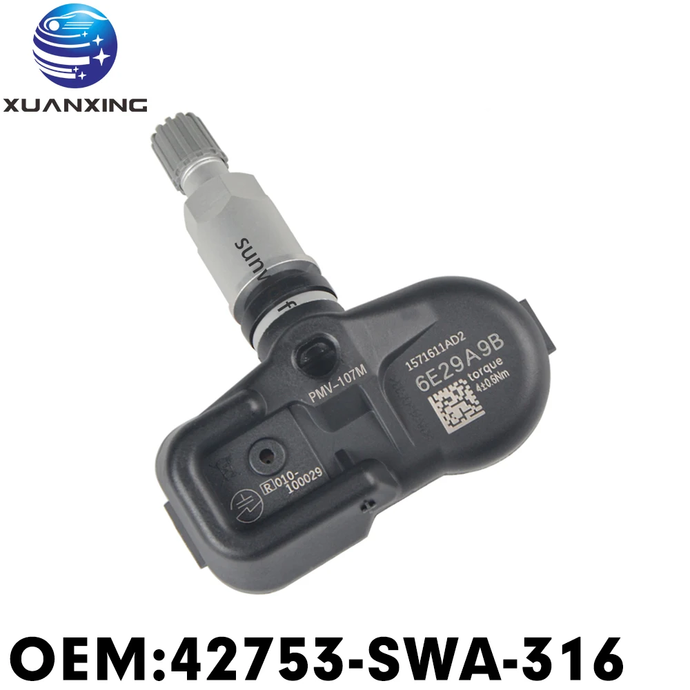 42753-SWA-316 Senzor de Presiune în Anvelope Sistemul de Monitorizare a TPMS 315MHz PMV-107M Pentru Honda 07-11 CRV 08-12 Accord