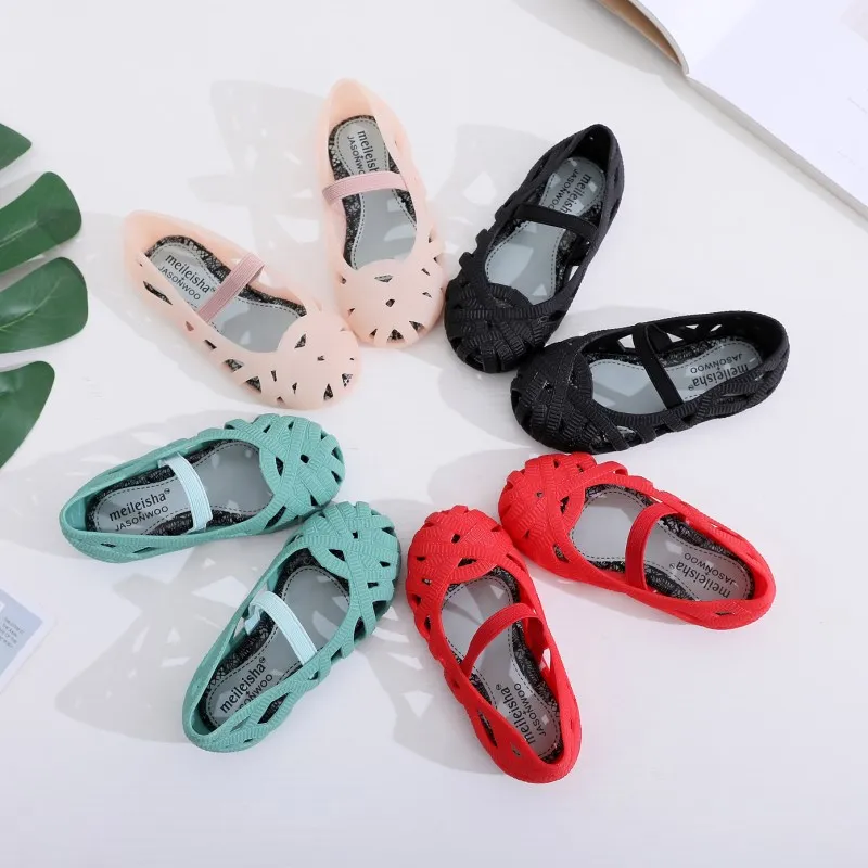 Mini Melissa 2020 Noul Mini fete Pantofi de Cristal Jeleu Sandale Copii Hollow Pantofi Toddler copii Fete Sandale printesa