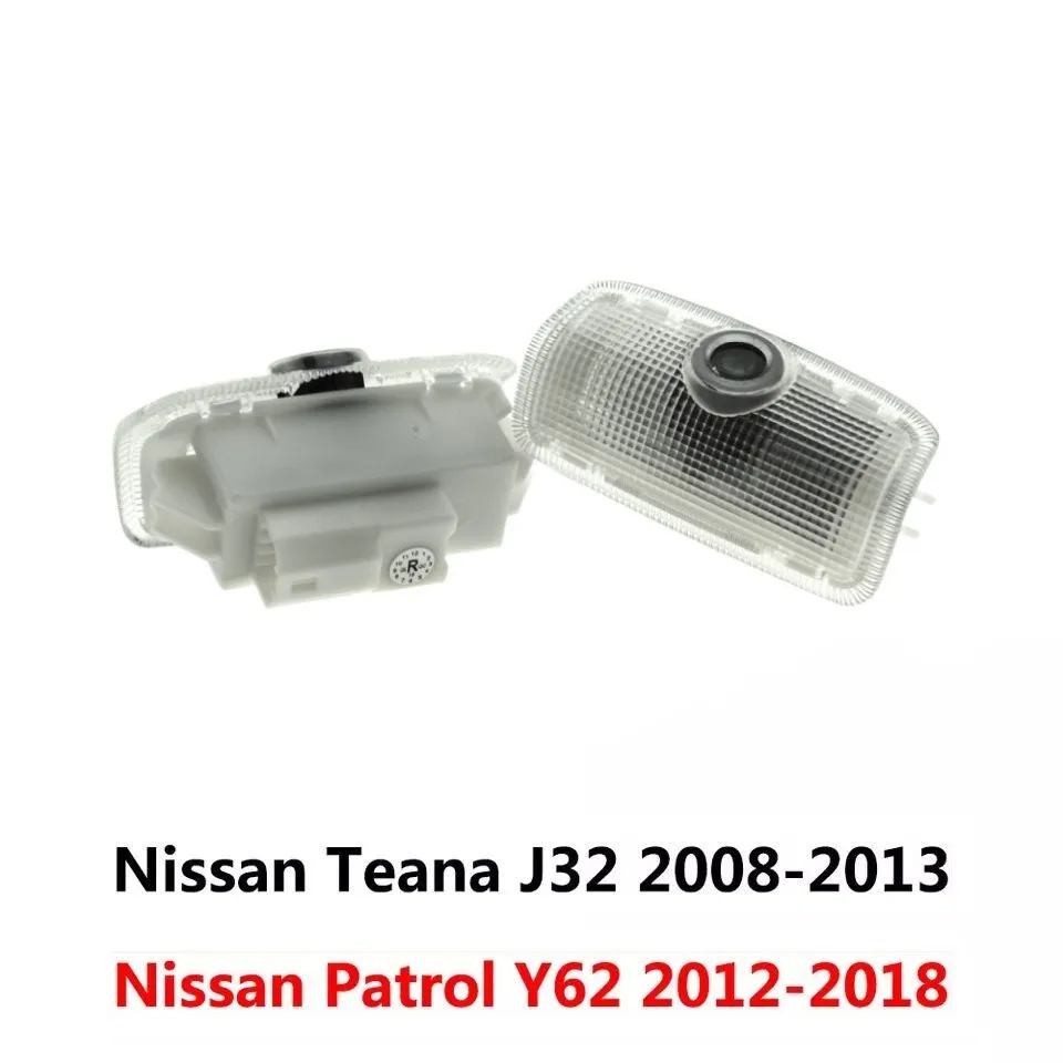2X Pentru Nissan Teana J31 J32 J33 Altima L31 L32 L33 L34 Murano Z50 Z51 Patrol Y62 LED Portiera Lumina Fantomă Proiector Logo-ul de Lumini