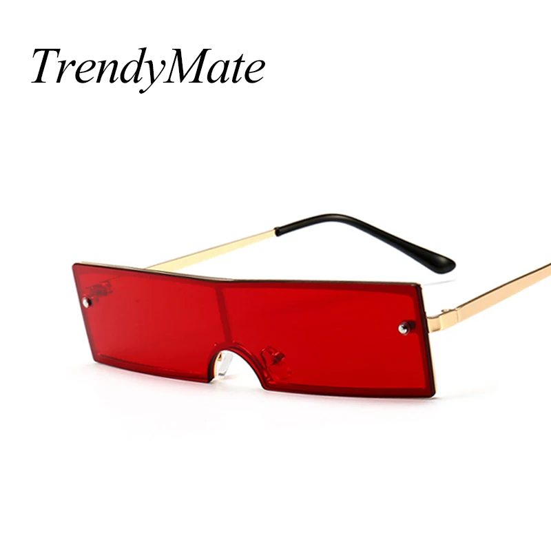 2018 Noua Moda ochelari de Soare Patrati Femei Preveni Încălzi Ochelari Cadru din Aliaj de ochelari de Soare pentru Femei Brand Design Red Ochelari 5167M