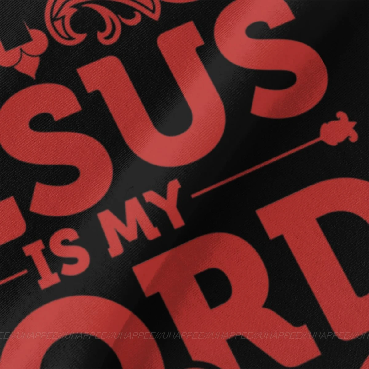 Isus Este Domnul Meu Și Regele Imprimare Tricou Marime Mare Băiat Creat Propriile Tricouri Tricou