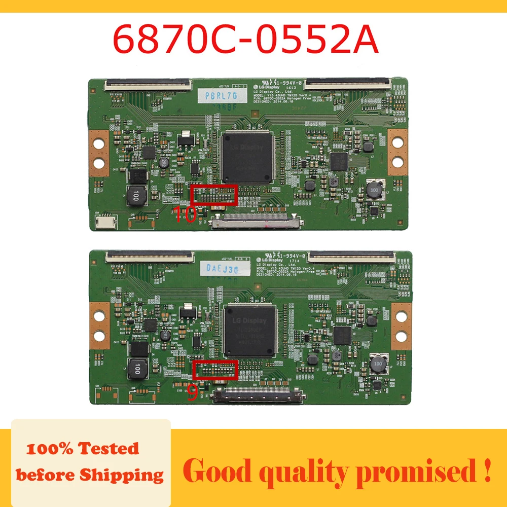 Tcon 6870C Logica Bord 6870C-0552A pentru Philips Vizio LG SONY ... TV Bord placa tv lg V15 43UHD TM120 Ver0.4 Original T-con Card