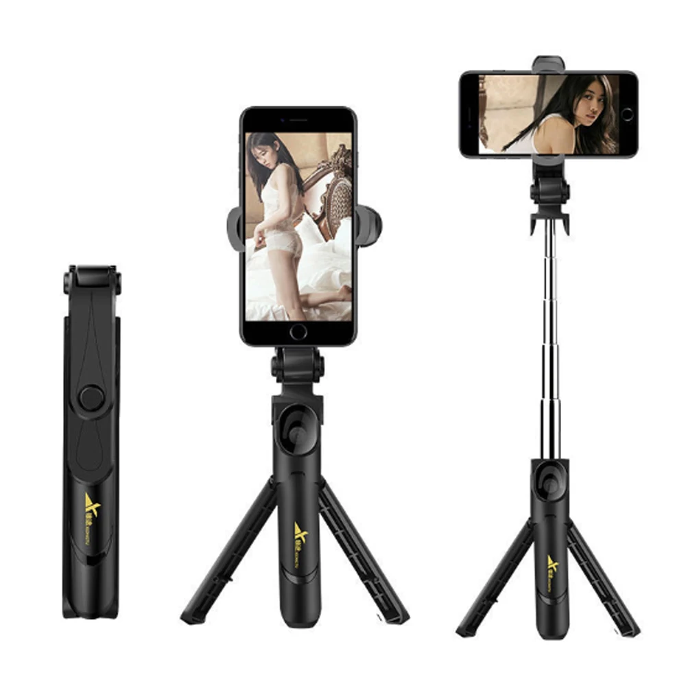 XT09 telefon mobil Bluetooth selfie stick cu trepied integrat multi-funcția video live support suport de telefon pentru iphone 11 XR
