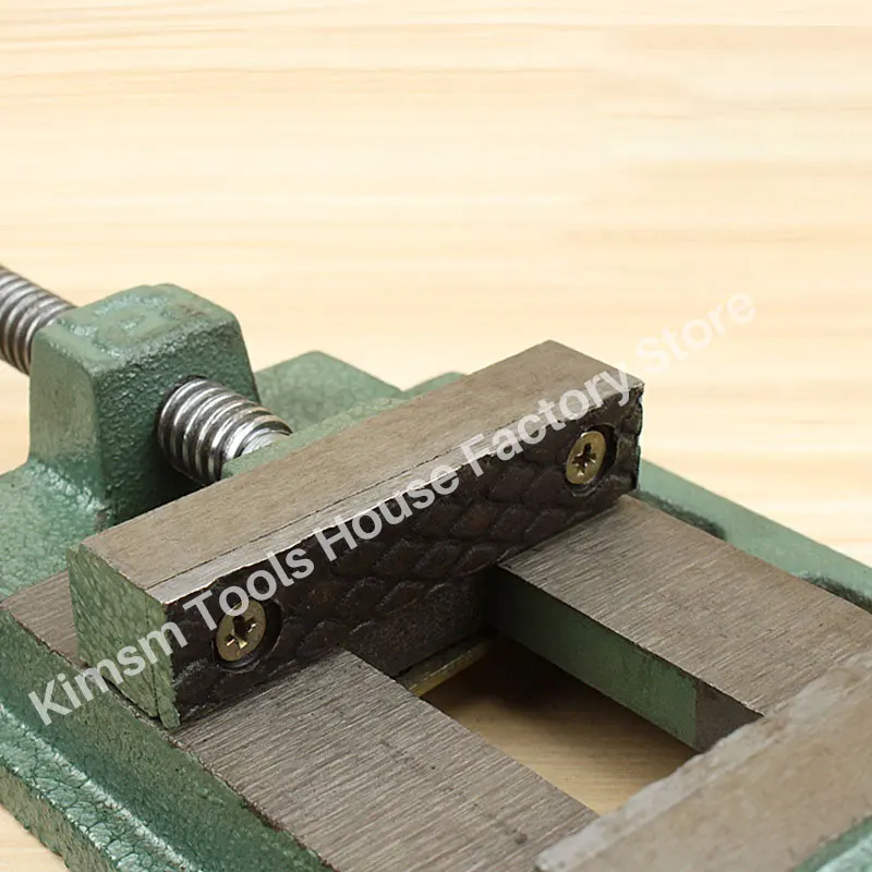 Upgrade dimensiune Burghiu de Presă Vice-Bench Clamp Plate Tong Menghină Pentru prelucrarea Lemnului, Mașini de Frezat Îngroșa Flat Nose Clește Menghină Manuală